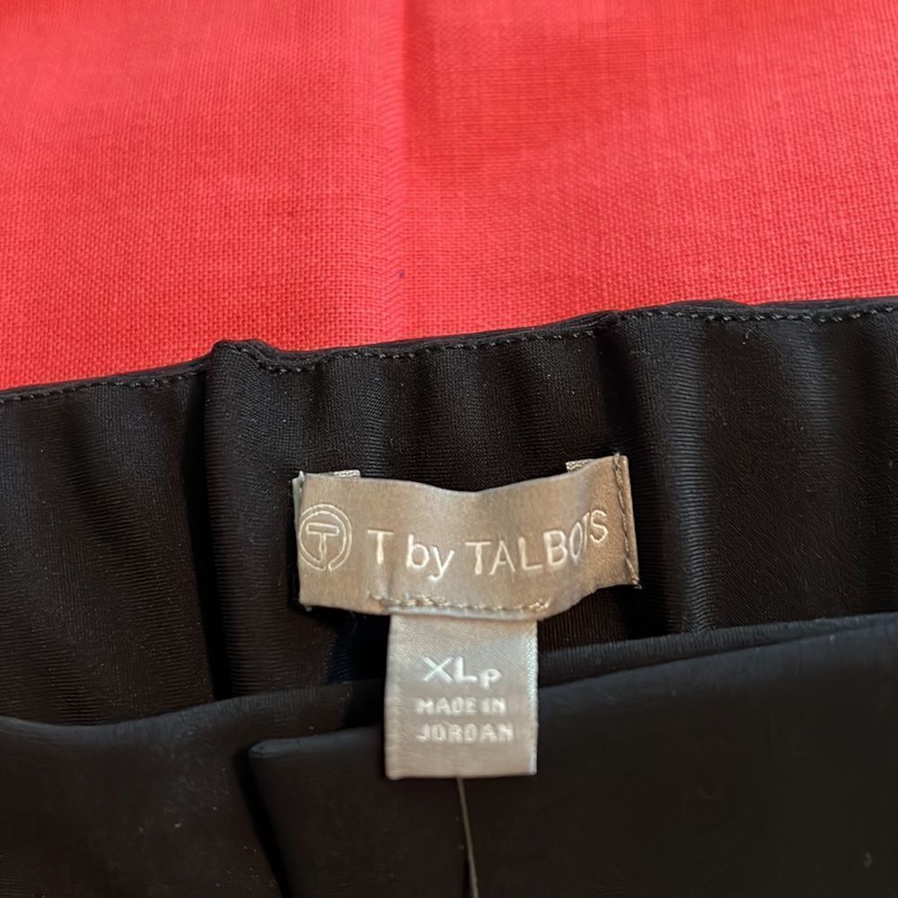 TALBOTS T BY TALBOTS black pants. Petite extra large. New with tags. - Picture 2 of 8